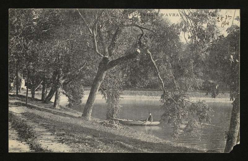 Carte postale ancienne Le grand étang à Ville-d'Avray