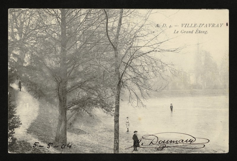 Carte postale ancienne Le Grand Etang à Ville-d'Avray