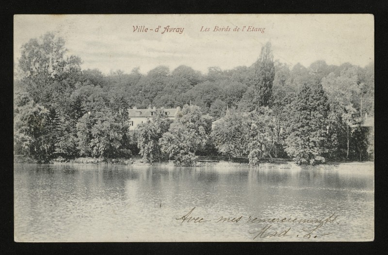 Carte postale ancienne Les Bords de l'Etang à Ville-d'Avray