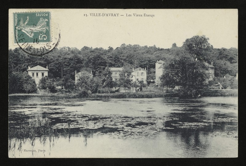 Carte postale ancienne Les Vieux Etangs à Ville-d'Avray