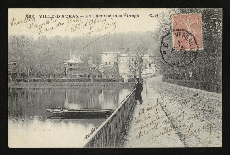 Carte postale ancienne La Chaussée des Etangs à Ville-d'Avray