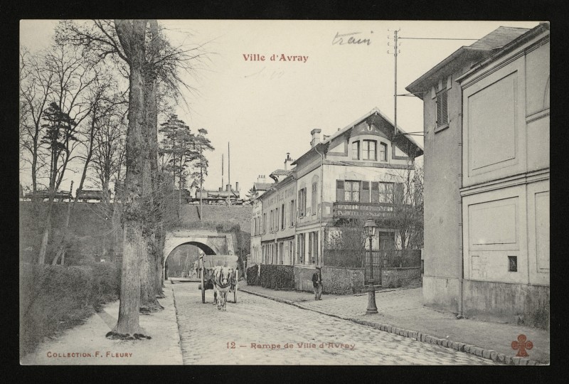 Carte postale ancienne Rampe de Ville-d'Avray à Sèvres