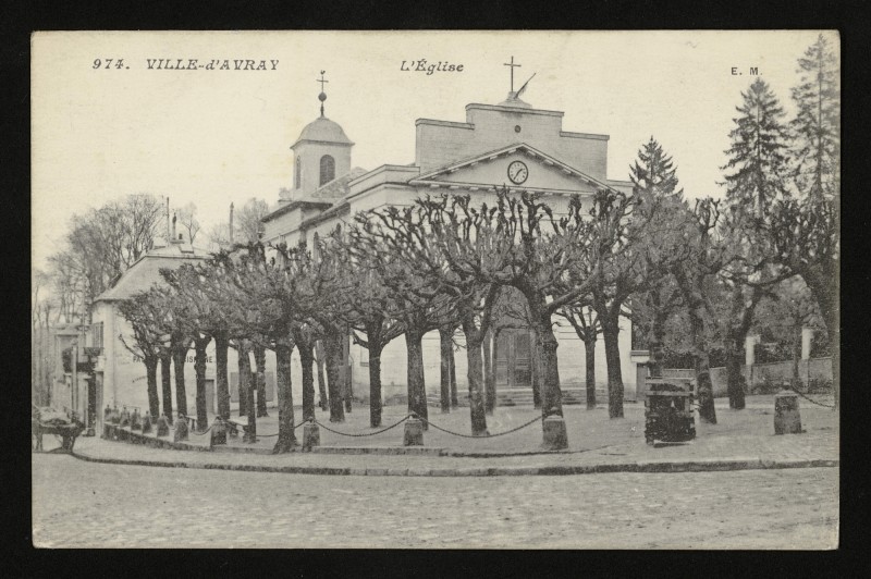 Carte postale ancienne L'Eglise à Ville-d'Avray