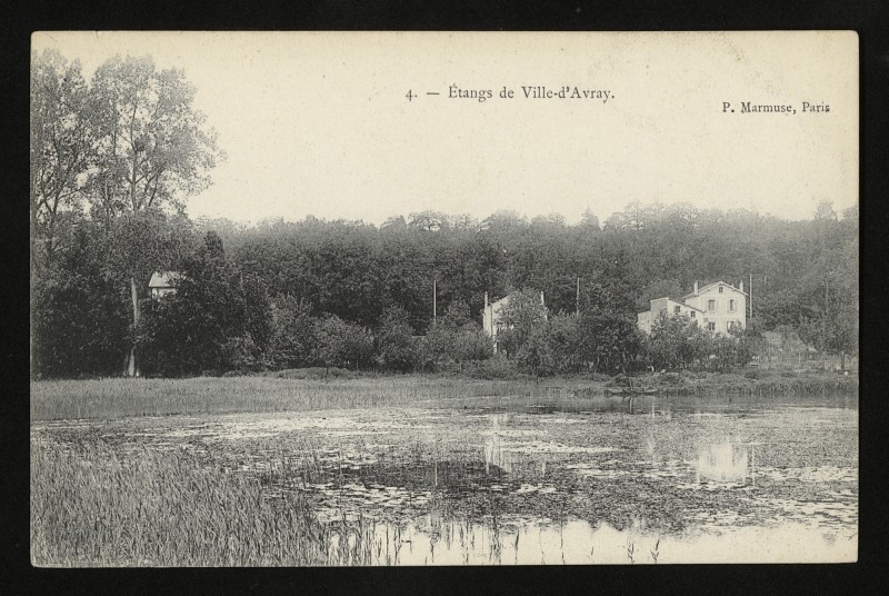 Carte postale ancienne Etang de Ville-d'Avray à Ville-d'Avray