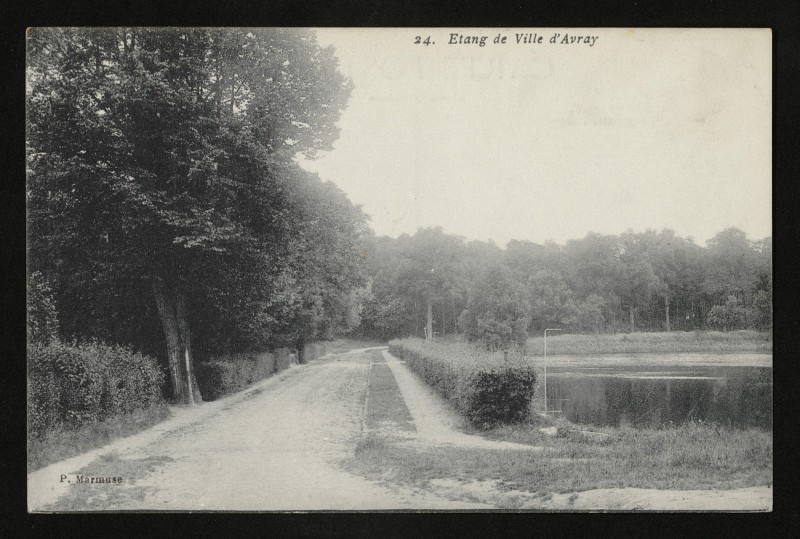 Carte postale ancienne Etang de Ville d'Avray à Ville-d'Avray