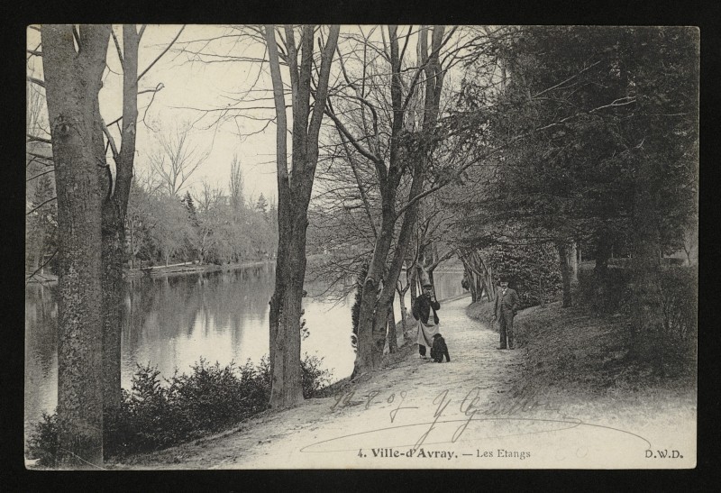 Carte postale ancienne Les Etangs à Ville-d'Avray