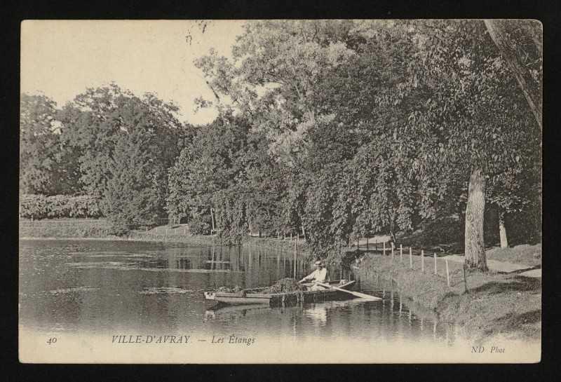 Carte postale ancienne Les Etangs à Ville-d'Avray