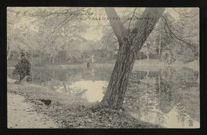 Carte postale ancienne Le grand étang à Ville-d'Avray