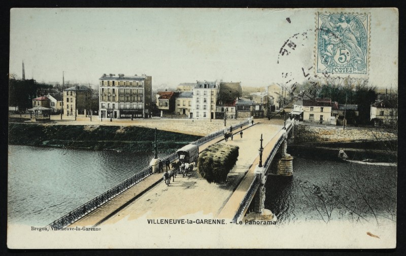Carte postale ancienne Le Panorama à Villeneuve-la-Garenne