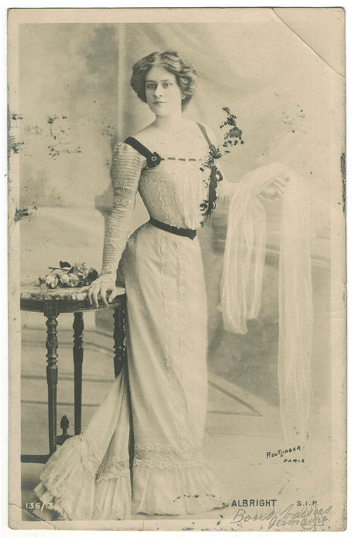 Carte postale ancienne Albright SIP. 136 3. Photo Reutlinger