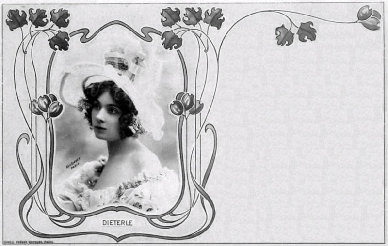 Carte postale ancienne Amélie Diéterle (1871-1941) (A95)