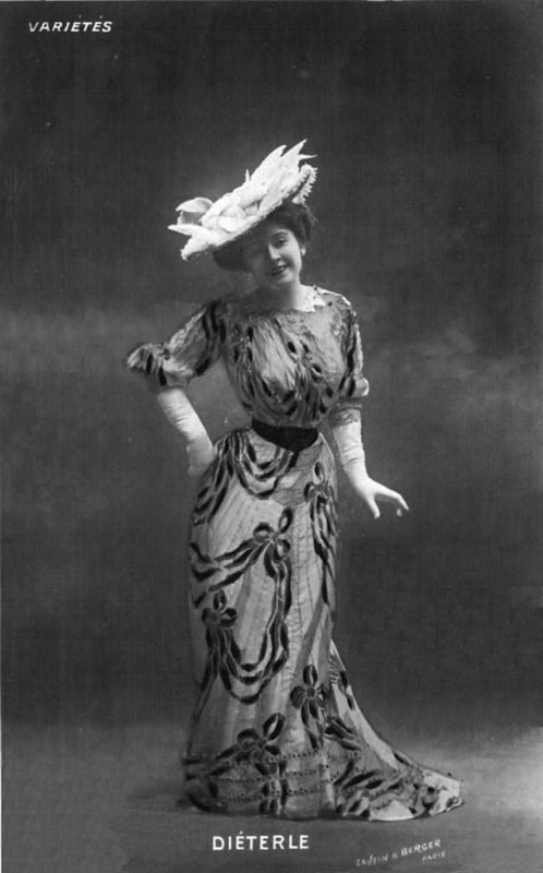 Carte postale ancienne Amélie Diéterle (1871-1941) (B40)