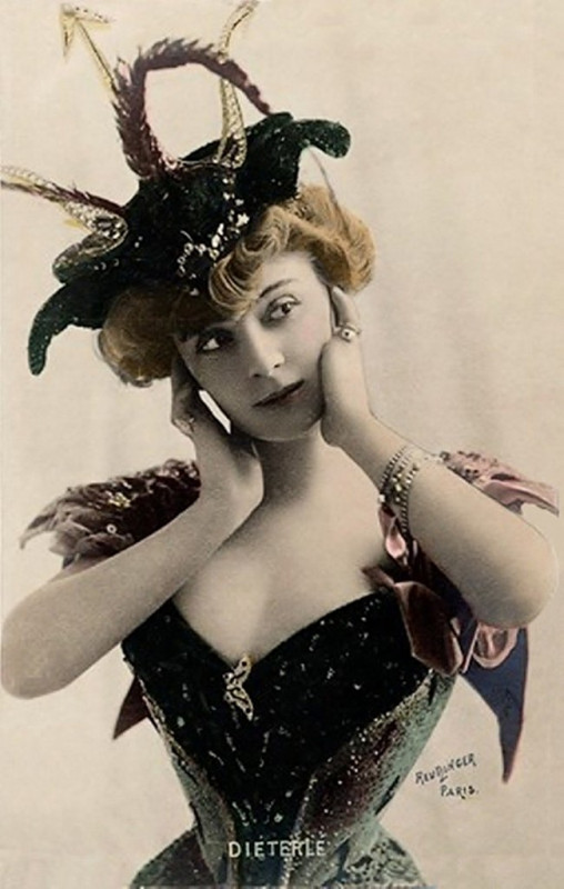Carte postale ancienne Amélie Diéterle (1871-1941) carte postale (A25)