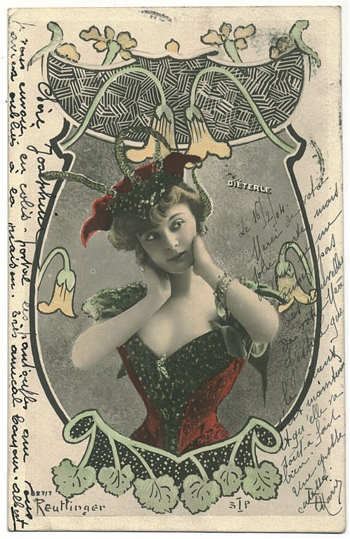 Carte postale ancienne Amélie Diéterle (1871-1941) carte postale (A30)