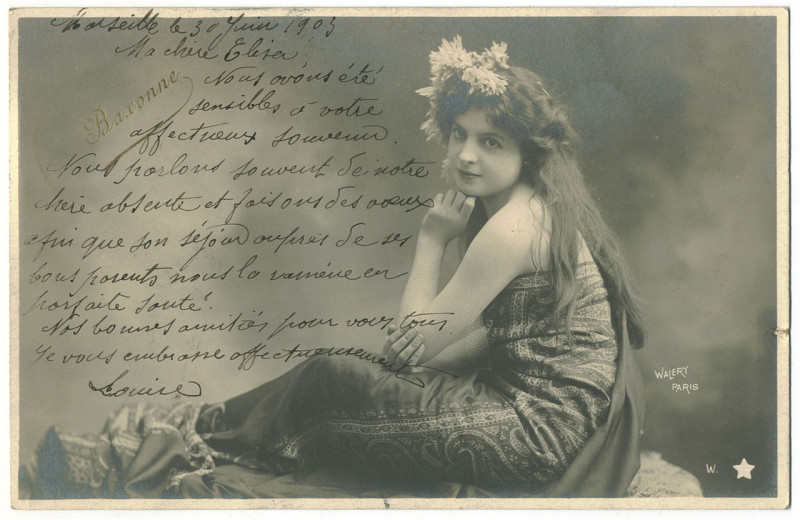 Carte postale ancienne BAXONE, Ellen W Etoile. 619-30. Photo Waléry c
