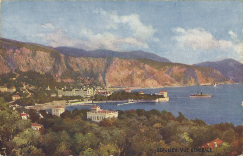 Carte postale ancienne Beaulieu, Vue Generale. (134-87)-Beaulieu, Vue Generale. (134-87) (NBY 419620)