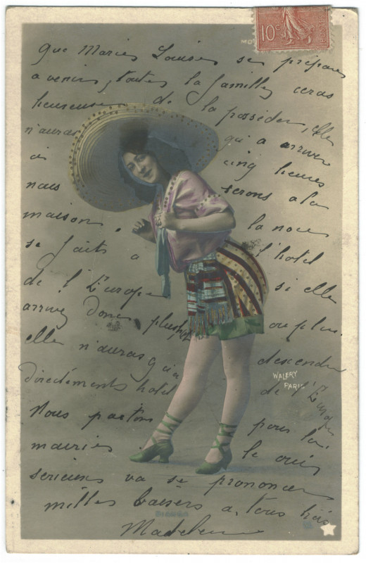 Carte postale ancienne Bianca Etoile. 858-52. Photo Waléry