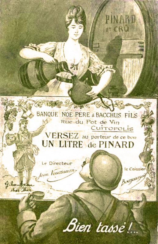 Carte postale ancienne Bien tassé