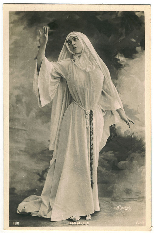 Carte postale ancienne CAVALIERI, Lina SIP. 1188. Photo Reutlinger
