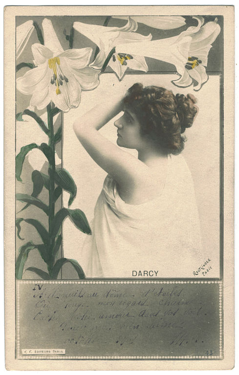 Carte postale ancienne Darcy KF. 43. Photo Reutlinger