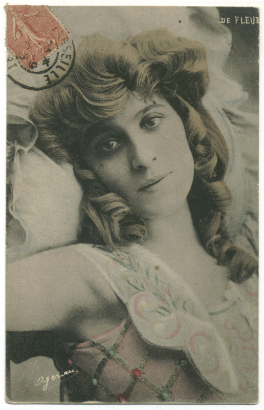 Carte postale ancienne FLEUR, Laure Sin datos. Photo Ogerau