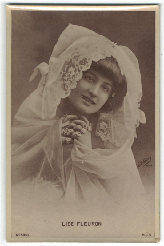 Carte postale ancienne FLEURON, Lise MJS. 5052. Photo Stebbing