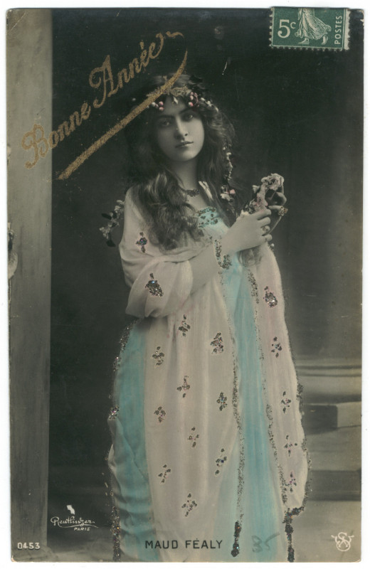 Carte postale ancienne FEALY, Maude SW. 453. Nonne Année. Photo Reutlinger