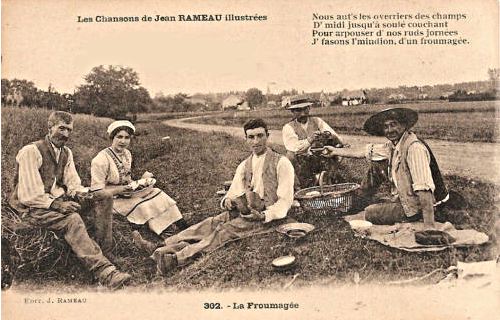 Carte postale ancienne La fromagée