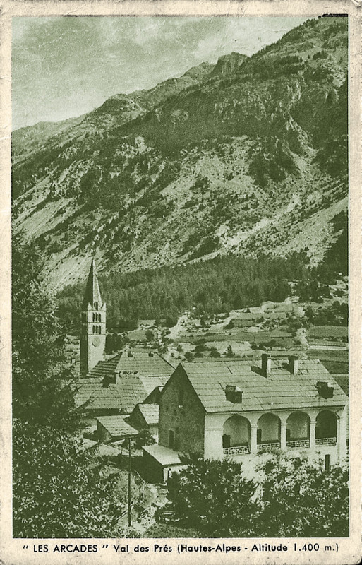 Carte postale ancienne Les Arcades Val des Prés