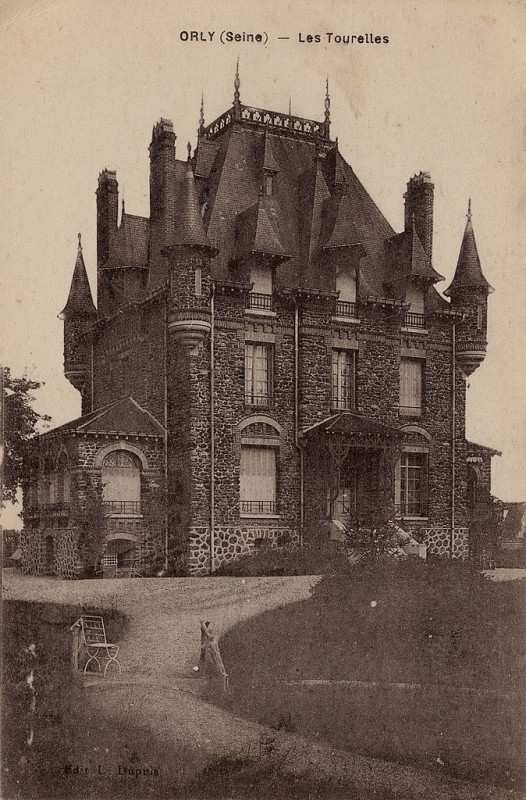 Carte postale ancienne Les Tourelles, Orly