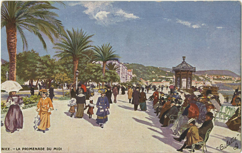 Carte postale ancienne Nice.-La Promenade Du Midi. 761-1 (NBY 418138)