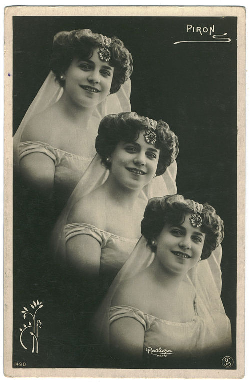 Carte postale ancienne Piron SIP. 1490. Photo Reutlinger