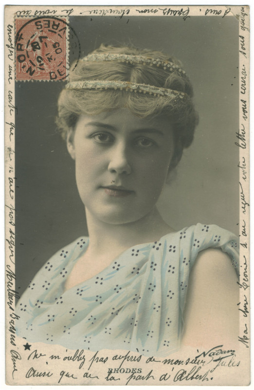 Carte postale ancienne Rhodes Etoile. 759-65. Photo Nadar