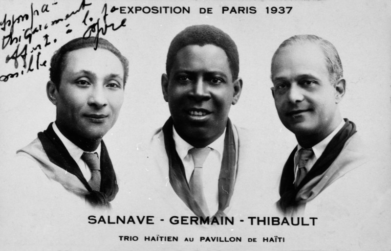 Carte postale ancienne Trio Haïtien