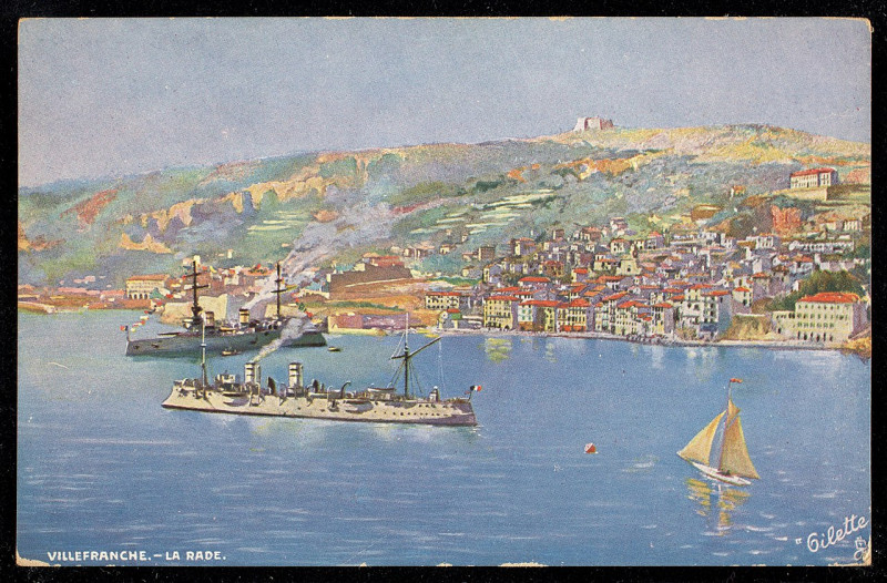 Carte postale ancienne Villefranche. - La Rade (NBY 439764)