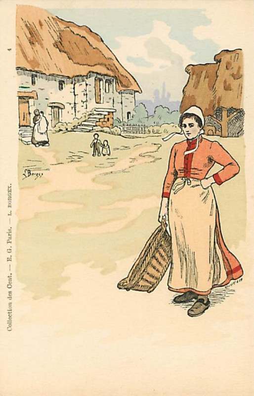 Carte postale ancienne Collection des Cent N° 4 (Borgex)