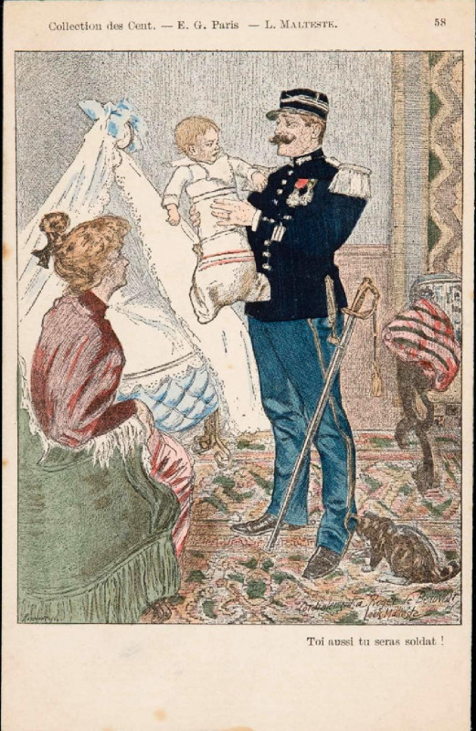 Carte postale ancienne Collection des Cent N° 58 (Malteste)