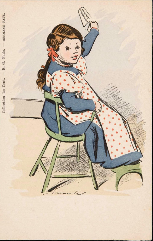 Carte postale ancienne Collection des Cent N° 64 (Hermann-Paul)