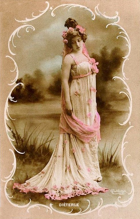 Carte postale ancienne Amélie Diéterle (1871-1941) (G)