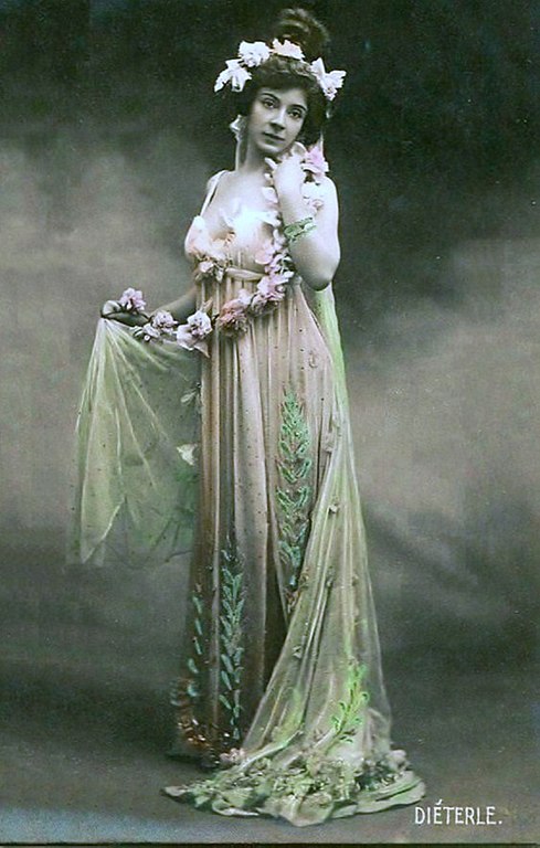 Carte postale ancienne Amélie Diéterle (1871-1941) (S)