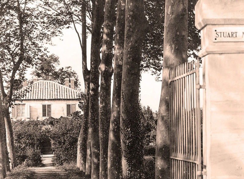 Carte postale ancienne Maison de Stuard Mill