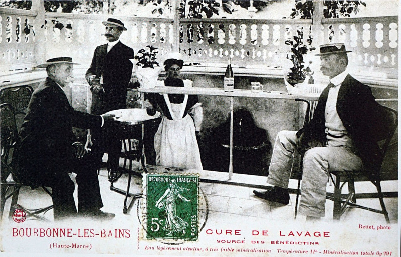 Carte postale ancienne Bourbonn les bains 61301 à Bourbonne-les-Bains