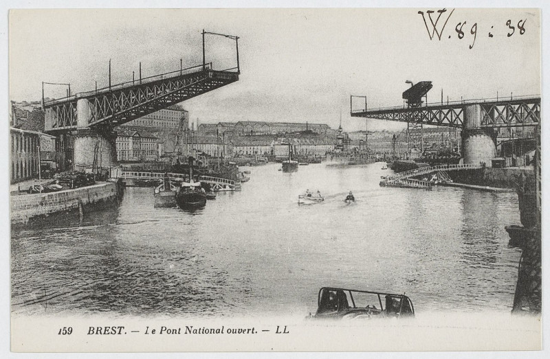 Carte postale ancienne Brest Btv1b8470108n-50 à Brest