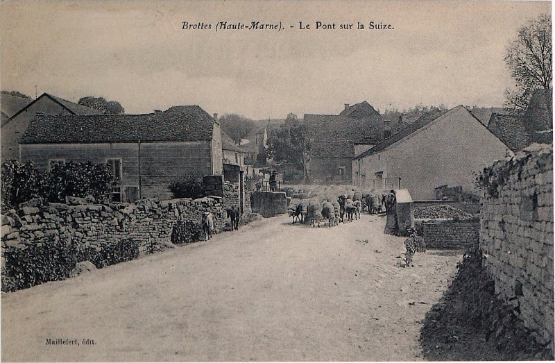 Carte postale ancienne Brottes 74265 à Chaumont