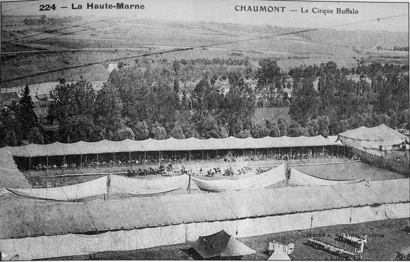 Carte postale ancienne Buxereuilles 1902 buffalo bill 49461 à Chaumont