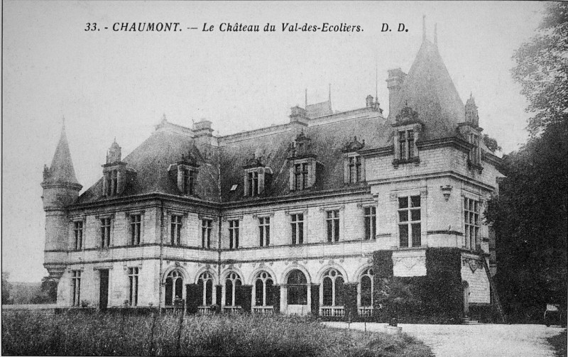 Carte postale ancienne Chaumont val des écoliers 49449 à Chaumont