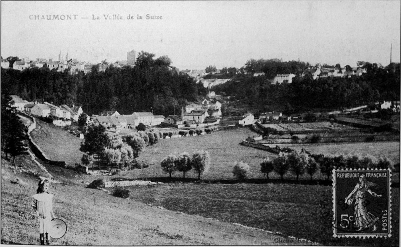 Carte postale ancienne Chaumont vallée Suize 49478 à Chaumont