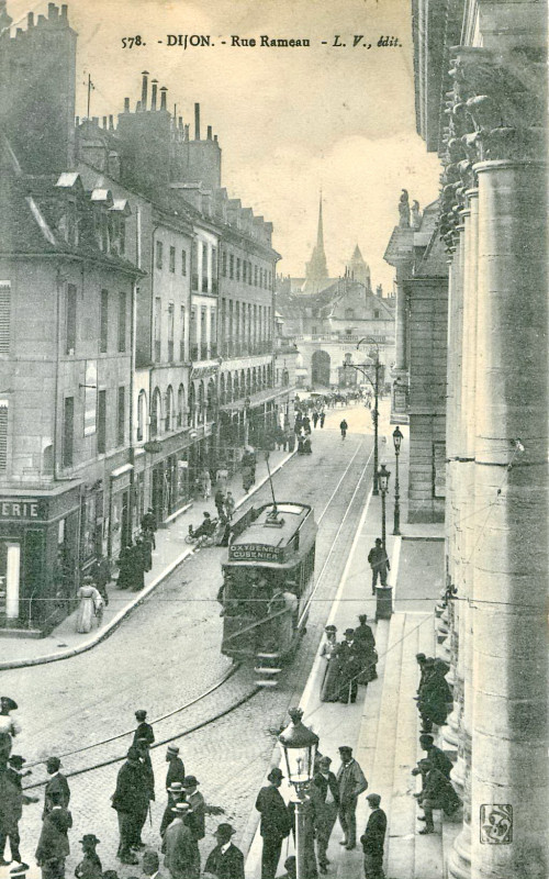 Carte postale ancienne Lv 578 - Dijon - Rue Rameau à Dijon