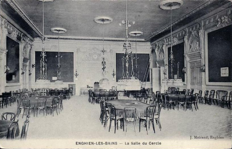 Carte postale ancienne Enghien-les-Bains - La Salle du Cercle à Enghien-les-Bains