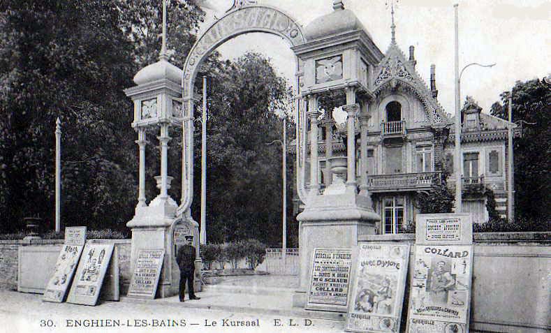 Carte postale ancienne Enghien-les-Bains - Le Kursaal à Enghien-les-Bains
